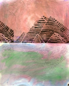 Pyramids at Giza, Egypt - Print by Zion