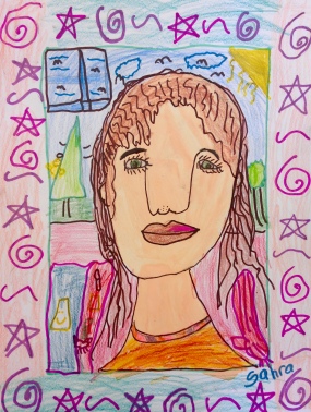 Original Works Self Portrait by Sahra