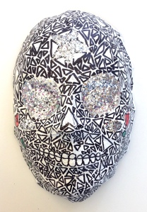 Paper Maché Mask by Daniela