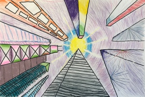 One Point Perspective by Hannah